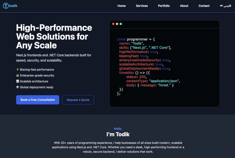 Starter Project React .NET Core